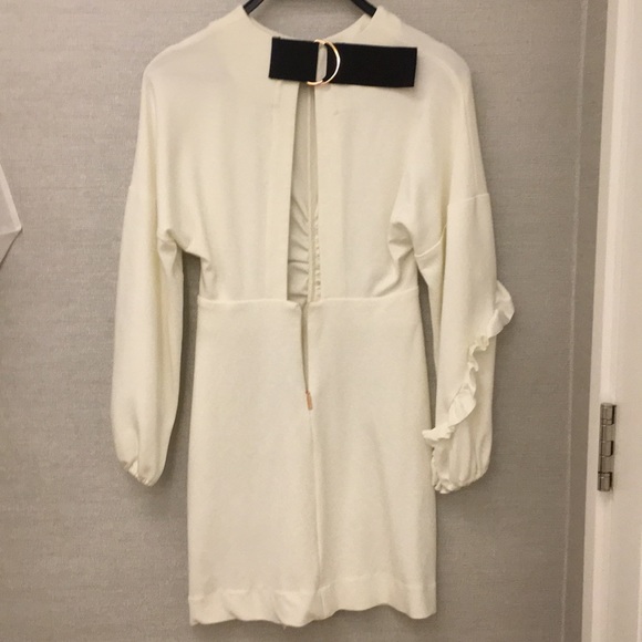 Tibi Ruffle Detail Mini Dress Sz 00 - Picture 6 of 7